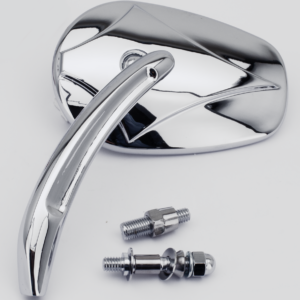 SPECCHIETTI CROMATI CON LOGO A DIAMANTE