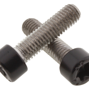 VITI TERMINALI MANUBRIO NERE IN ACCIAIO INOX PER SPORTSTER RH