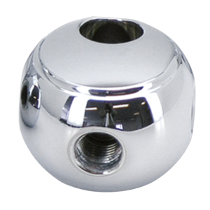 RACCORDI FRENO CUSTOM CROMATI A T TONDI