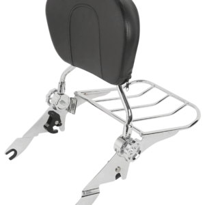 KIT SISSY BAR RECLINABILE E PORTAPACCHI A SGANCIO RAPIDO PER TOURING