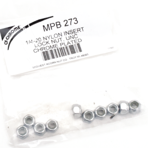 ASSORTIMENTO DADI AUTOBLOCCANTI CROMATI