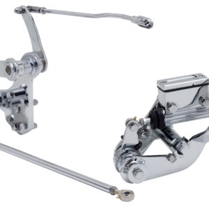 KIT COMANDI AVANZATI CROMATI CON POMPA FRENO PER BIG TWIN