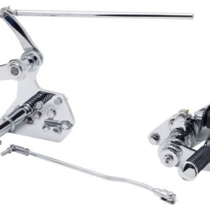 KIT COMANDI AVANZATI CROMATI CON POMPA FRENO PER BIG TWIN