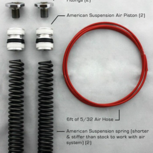 KIT SOSPENSIONI ANTERIORI AD ARIA AMERICAN SUSPENSION PER TOURING