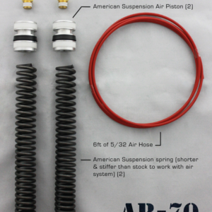 KIT SOSPENSIONI ANTERIORI AD ARIA AMERICAN SUSPENSION PER TOURING