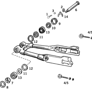 PARTI FORCELLONE SPORTSTER 1954-1981