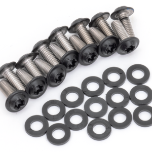 KIT VITI PUNTALE NERE IN ACCIAIO INOX