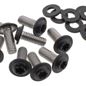 KIT VITI PUNTALE NERE IN ACCIAIO INOX