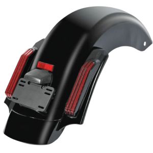 PARAFANGO POSTERIORE STILE CVO NERO PER TOURING DAL 2014 A OGGI