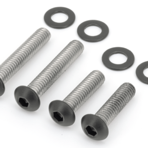 VITI SUPPORTI PARAFANGO NERE IN ACCIAIO INOX