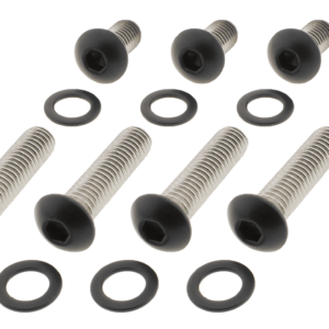 VITI SUPPORTI PARAFANGO NERE IN ACCIAIO INOX