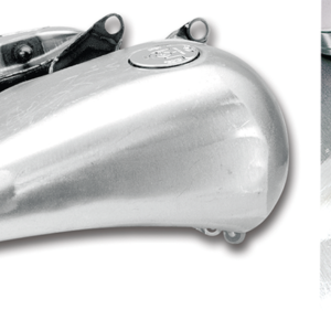 SERBATOIO IN ACCIAIO FLAT-SIDE ALLUNGATO DI 4" PER SOFTAIL