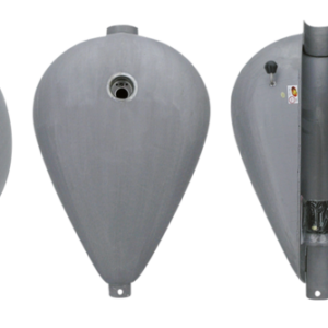 SERBATOIO BENZINA CRUISE SPEED "HEAVY METAL" STILE TEARDROP