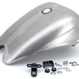 SERBATOIO IN ACCIAIO ALLUNGATO DI 2" CON INCAVI PER SOFTAIL