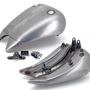 SERBATOIO ALLUNGATO DI 4" IN PEZZO UNICO D'ACCIAIO PER SOFTAIL