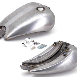 SERBATOIO ALLUNGATO D'ACCIAIO IN PEZZO UNICO LISCIO PER FXR