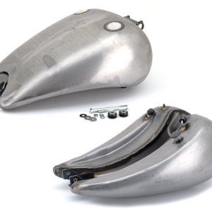 SERBATOIO D'ACCIAIO IN PEZZO UNICO ALLUNGATO DI 2", LISCIO PER DYNA