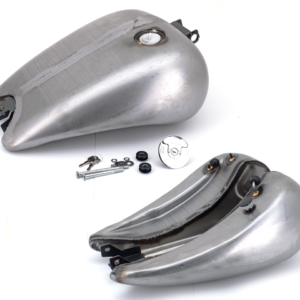 SERBATOIO D'ACCIAIO IN PEZZO UNICO ALLUNGATO DI 2", LISCIO PER DYNA