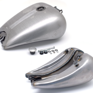 SERBATOIO D'ACCIAIO IN PEZZO UNICO ALLUNGATO DI 2", LISCIO PER DYNA