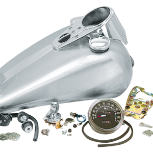 SERBATOIO BENZINA ALLUNGATO IN UN PEZZO UNICO KIT CONTACHILOMETRI E CRUSCOTTO PER SPORTSTER