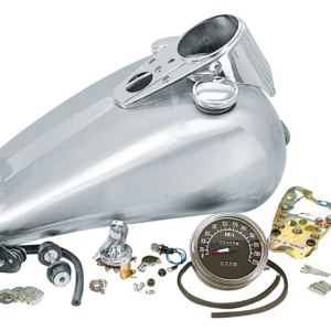 SERBATOIO BENZINA ALLUNGATO IN UN PEZZO UNICO KIT CONTACHILOMETRI E CRUSCOTTO PER SPORTSTER