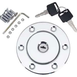 TAPPI STILE AERONAUTICO IN ALLUMINIO CROMATO