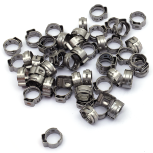 FASCETTE IN ACCIAIO TERMINALI PER TUBI STILE OEM