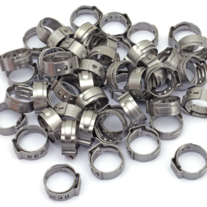 FASCETTE IN ACCIAIO TERMINALI PER TUBI STILE OEM