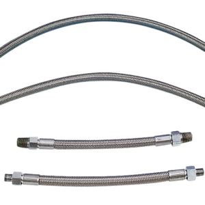 KIT GOODRIDGE TUBI LINEA OLIO IN ACCIAIO INTRECCIATO