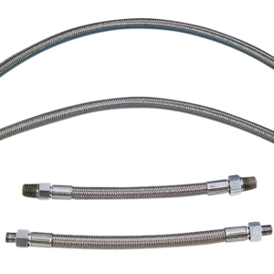 KIT GOODRIDGE TUBI LINEA OLIO IN ACCIAIO INTRECCIATO