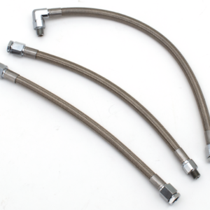 KIT GOODRIDGE TUBI LINEA OLIO IN ACCIAIO INTRECCIATO