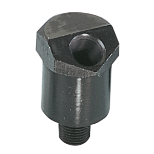 ADATTATORE IN PEZZO UNICO DI ALLUMINIO PER IL MONTAGGIO DI MANOMETRI OLIO SU BIG TWIN