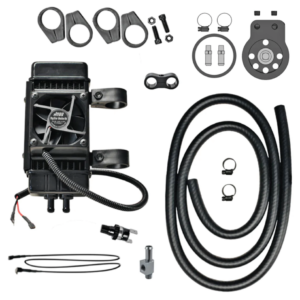 KIT RADIATORE JAGG A MONTAGGIO VERTICALE CON VENTOLA ASSISTITA