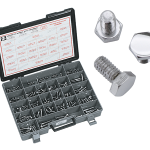 ASSORTIMENTO BULLONI A TESTA ESAGONALE CROMATI