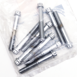 ASSORTIMENTO BULLONI A TESTA POLIGONALE CROMATI