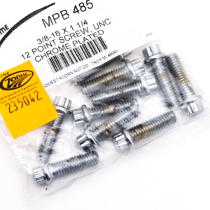 ASSORTIMENTO BULLONI A TESTA POLIGONALE CROMATI