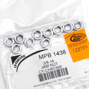 ASSORTIMENTO DADI DI BLOCCAGGIO CROMATI