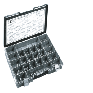 ASSORTIMENTO VITI A BRUGOLA CON TESTA SVASATA PIANA CROMATE