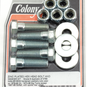 KIT DI BULLONERIA ZINCATA PER PULEGGIA RUOTA POSTERIORE