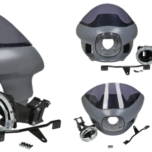 CARENATURA STILE FXR POLICE PER DYNA TWIN CAM E SOFTAIL MILWAUKEE EIGHT