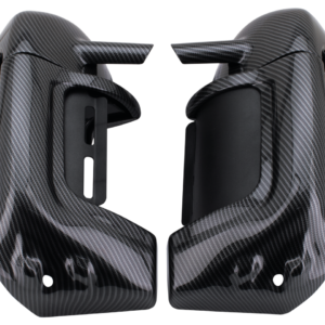 CARENATURA INFERIORE ASPETTO CARBONIO CON PORTAOGGETTI