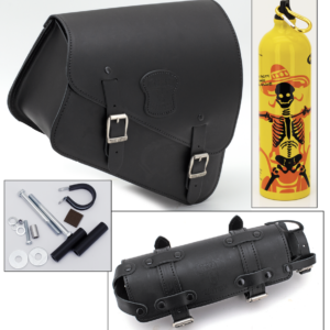 BORSA TEXAS LEATHER DA TELAIO SPORTSTER CON PORTA BOTTIGLIA