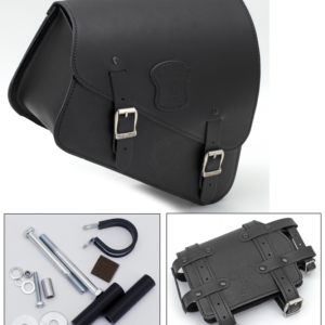 BORSA TEXAS LEATHER DA TELAIO SPORTSTER CON PORTA BOTTIGLIA