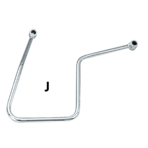 SUPPORTI CROMATI PER BORSE LATERALI