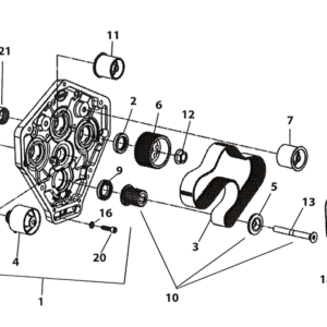 X-WEDGE CAMSHAFTS, CAM DRIVE AND CAM COVER