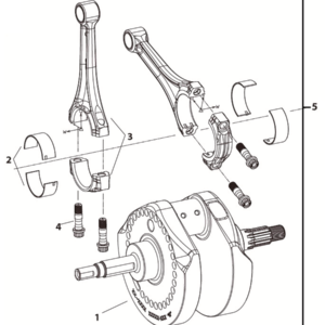X-WEDGE CRANKSHAFT & CONNECTING RODS