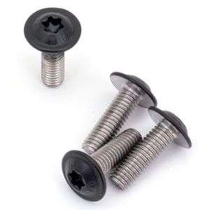 VITI PARACALORE IN ACCIAIO INOX NERE PER SPORTSTER S