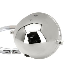 FANALI ANTERIORI CROMATI STILE BATES DA 5 1/2"