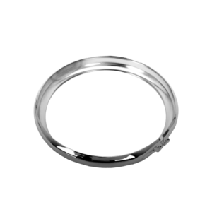 FANALI ANTERIORI CROMATI STILE BATES DA 5 1/2"