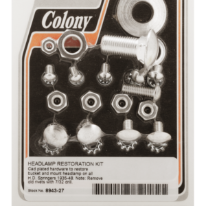 KIT DI MONTAGGIO E RESTAURO FANALE ANTERIORE 1935-1948